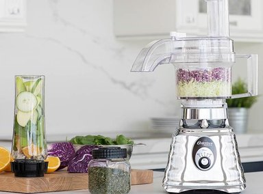 LICUADORA OSTER 1.25L CLÁSICA 2 VELOCIDADES + PROCESADOR DE ALIMENTOS - 6