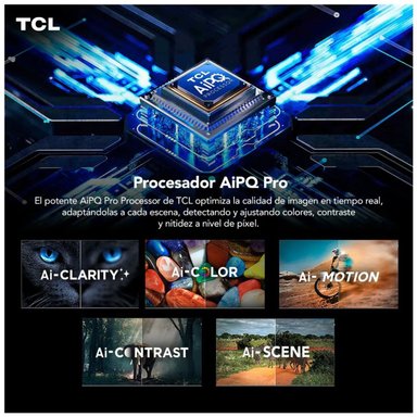 TELEVISOR TCL MINI LED 55 UHD 4K SMART TV 55C6K - 6