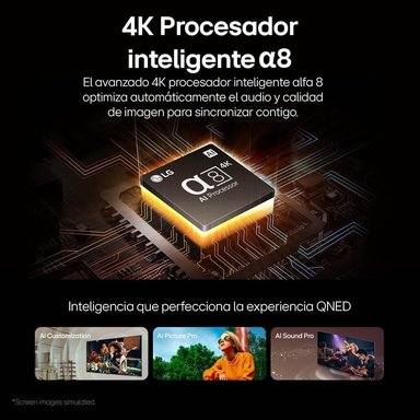 TELEVISOR LG QNED 4K 55' SMART TV CON THINQ AI 55QNED80TSA (2024) - 5