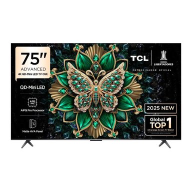 TELEVISOR TCL 75' QD MINILED 4K 75C6K GOOGLE TV