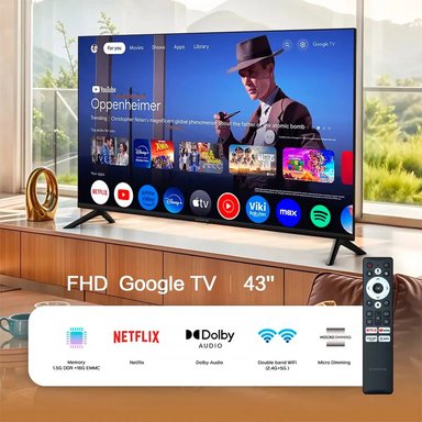 TELEVISOR BLACKLINE 43' UHD 4K SMART TV BL43-T3000UD + ANTENA DIGITAL - 2