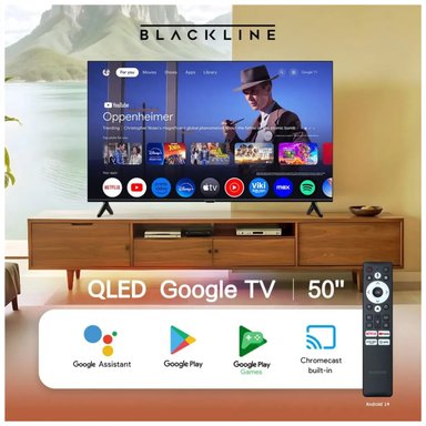 TELEVISOR BLACKLINE QLED 50” UHD 4K SMART TV BL50-T6210QD 120HZ + ANTENA DIGITAL - 2