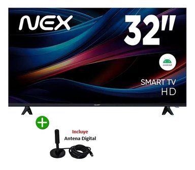 TELEVISOR NEX 32 LED HD SMART TV TVLED32S + ANTENA DIGITAL - 1