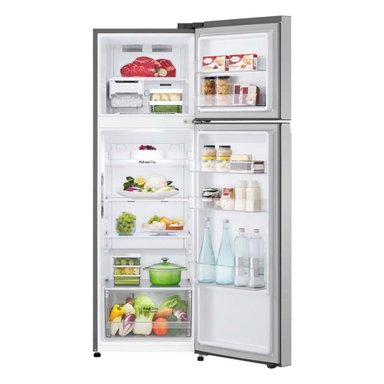 REFRIGERADORA LG TOP FREEZER GT26BPP 264L PLATEADA + PLANCHA OSTER - 4