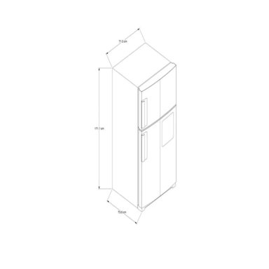 REFRIGERADORA WHIRLPOOL WRJ43AKGWW 394L TOP FREEZER NO FROST GRIS - 5