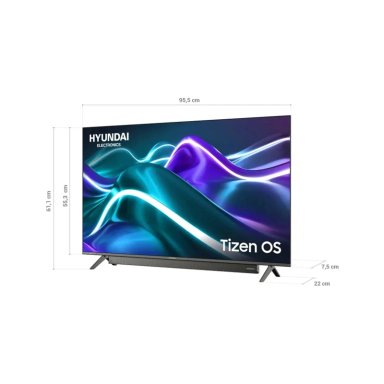 TELEVISOR HYUNDAI 43 HYLED4329T LED TIZEN OS GRIS + SOUNDBAR INCORPORADO - 3