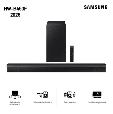 SOUNDBAR SAMSUNG DOLBY ATMOS 2.1 CH. HW-B450F (2025) - 1