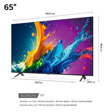 TELEVISOR LG UHD 4K QNED 65 SMART TV 65QNED80TSA - 2