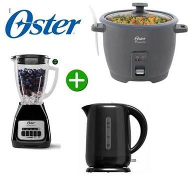 RICE COOKER + LICUADORA 2 VELOCIDADES + HERVIDOR 1.7L OSTER