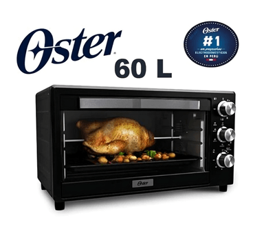 HORNO ELÉCTRICO TOSTADOR 60 LT OSTER TSSTTVLC60L