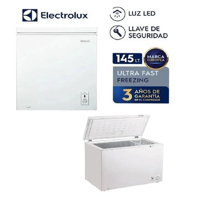 CONGELADORA ELECTROLUX EFC15A2HPWB 145 LITROS BLANCO