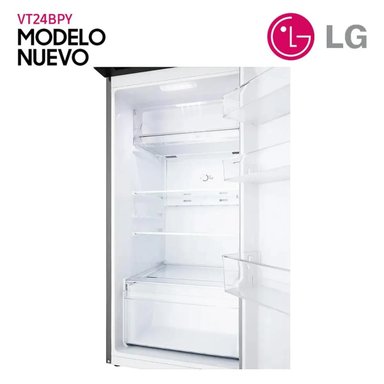 REFRIGERADORA LG VT24BPY 241L PLATEADO + PLANCHA OSTER - 5
