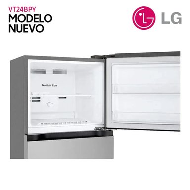 REFRIGERADORA LG VT24BPY 241L PLATEADO + PLANCHA OSTER - 6