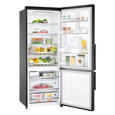 REFRIGERADORA GB46TGT 446L DOOR COOLING BOTTOM FREEZER NEGRO MATE LG - 4