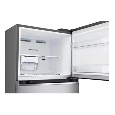 REFRIGERADORA GT31WPP 314L DOOR COOLING TOP MOUNT PLATEADA LG + BASE CON RUEDAS - 5