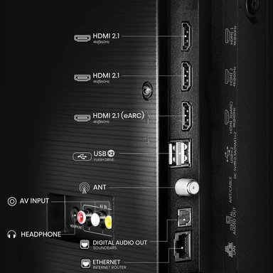 TELEVISOR HISENSE SMART TV 43 QLED UHD 4K VIDAA - 3