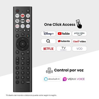 TELEVISOR HISENSE SMART TV 43 QLED UHD 4K VIDAA - 4