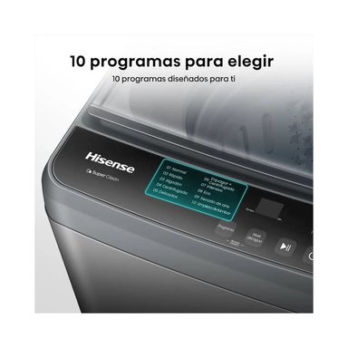 LAVADORA HISENSE CARGA SUPERIOR 10.5KG WT1D1030UT - 4