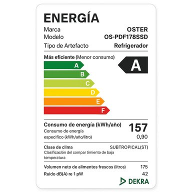 REFRIGERADORA OSTER 342L INVERTER OS-PNFC347BI BLACK INOX - 5