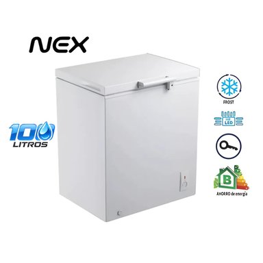 CONGELADORA NEX HORIZONTAL 100 LITROS DIRECT COOLING BLANCO CHF1100 - 1