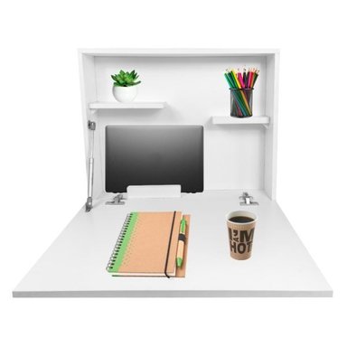 ESCRITORIO PLEGABLE PARA PARED BLANCO PARIS
