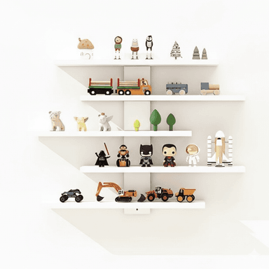 REPISA ORGANIZADORA INFANTIL 5 NIVELES - MELAMINA 18MM BLANCO