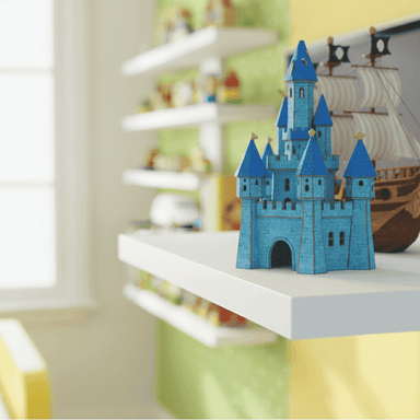 REPISA ORGANIZADORA INFANTIL 5 NIVELES - MELAMINA 18MM BLANCO - 3