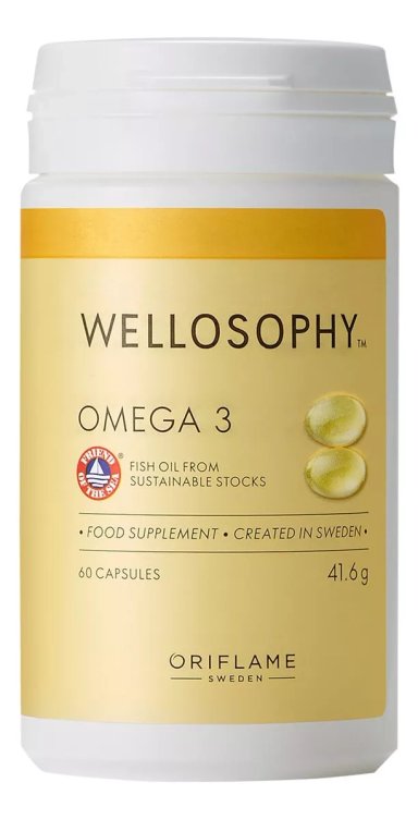 OMEGA 3 WELLOSOPHY BY ORIFLAME EPA/DHA SOFTGELS 60 UNIDADES