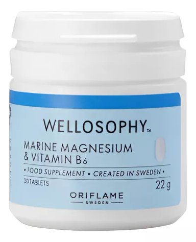 MAGNESIO MARINO Y VITAMINA B6 WELLOSOPHY 30 TABLETAS