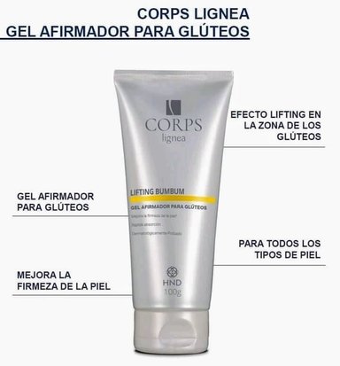 GEL REAFIRMANTE PARA GLUTEOS  LIFTING BUMBUM CORPS LIGNEA 100G. - BRASIL!