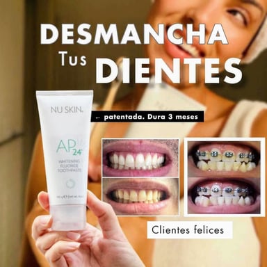 NU SKIN PASTA DENTAL AP24 BLANQUEADOR DESMANCHADOR PARA UNA SONRISA DESLUMBRANTE!!!!! - 4