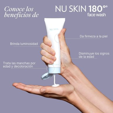 FACE WASH 180 - NU SKIN NUEVA PRESENTACION 75ML PARA UNA PIEL RADIANTE SIN MANCHAS - USA!!!! - 2