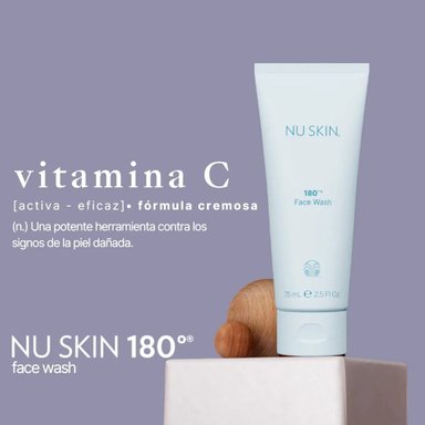 FACE WASH 180 - NU SKIN NUEVA PRESENTACION 75ML PARA UNA PIEL RADIANTE SIN MANCHAS - USA!!!! - 4