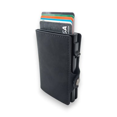 BILLETERA DELUXE NEGRO CARDHOLDER BLACK TECNOLOGÍA RFID