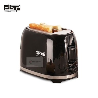 TOSTADORA DSP CAPACIDAD 2 PANES KC2045 850W NEGRA