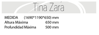 JACUZZI HIDROPLUS RECTANGULAR ZARA BLANCO MEDIDA 119 X 169 - 5