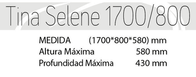 JACUZZI HIDROPLUS RECTANGULAR SELENE BLANCO MEDIDA 80 X 170 - 4