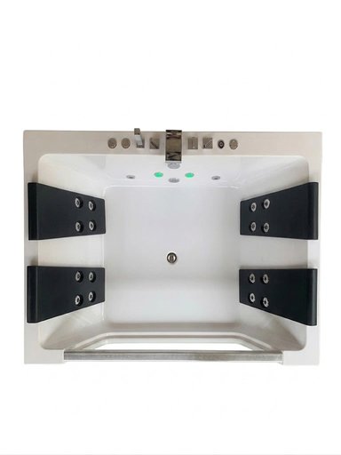 JACUZZI HIDROPLUS RECTANGULAR ARTEMISA BLANCO MEDIDA 120 X 180 - 2