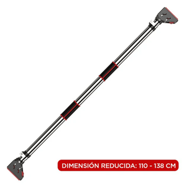 BARRA PROIRON ACERO INOXIDABLE PULL-UP HORIZONTAL DOMINADAS  110-138CM