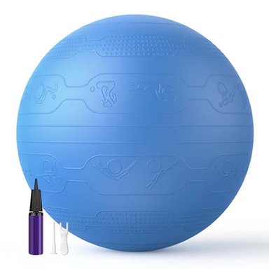 PELOTA YOGA PROIRON 65CM CON ILUSTRACIONES
