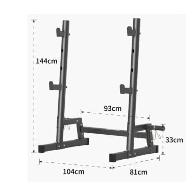RACK PROIRON SQUAT ACERO SENTADILLAS - 2