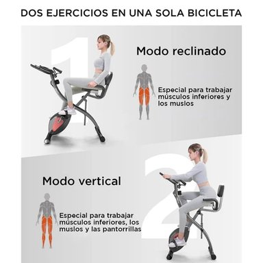 BICICLETA ESTACIONARIA DIGITAL PLEGABLE X-BIKE PRO - 2