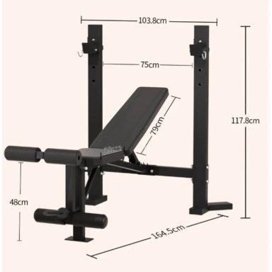 BANCA PARA ENTRENAMIENTO MULTIFUNCIONAL CON RACK PRO-II - 4