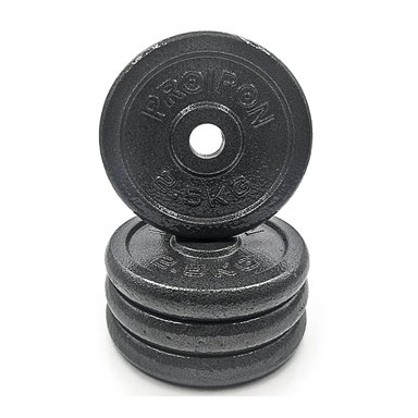 DISCOS DE HIERRO FUNDIDO PROIRON 4 X 2.5KG - 1
