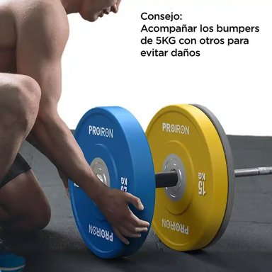 PAR DE DISCOS OLÍMPICOS CALIBRADOS DE CAUCHO 25KG ROJO - 4