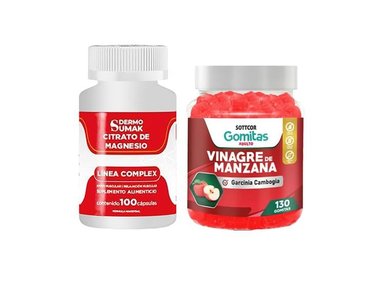 CITRATO COMPLEX 100 CAP - DERMO SUMAK|GOMITAS DE VINAGRE DE MANZANA