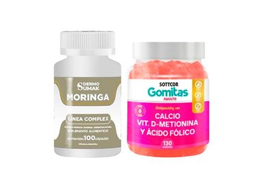 MORINGA COMPLEX 100 CAP - DERMO SUMAK|GOMITAS DE CALCIO