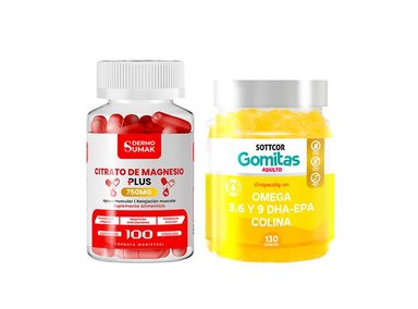 CITRATO DE MAGNESIO 750MG -100 CAP - DERMO SUMAK |GOMITAS DE OMEGA 3