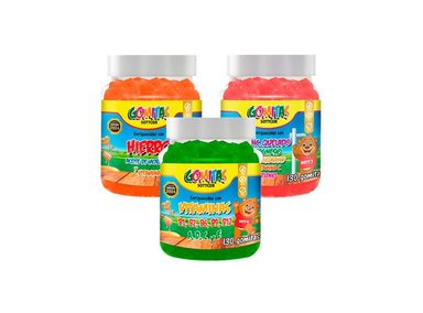 PACK GOMITAS ZINC QUELADO + HIERRO + MULTIVITAMINAS SOTTCOR NIÑOS