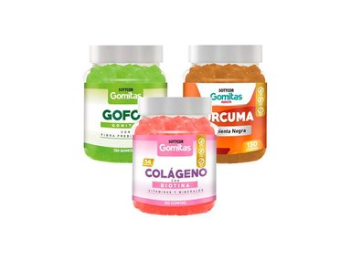 MEGA COMBO GOMITAS GOFOS + COLÁGENO + CÚRCUMA SOTTCOR ADULTOS